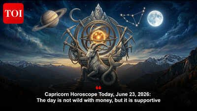 Capricorn Horoscope Today, June 23, 2026: The day is not wild with money, but it is supportive