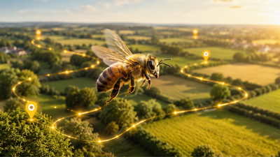 Invisible Highways: Every honey bee has its own GPS-like route and follows it with unbelievable precision |