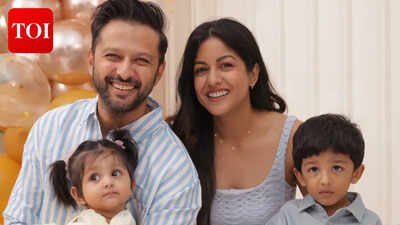 Ishita Dutta and Vatsal Sheth reveal daughter Veda's face on her first birthday; share adorable family photos | Hindi Movie News