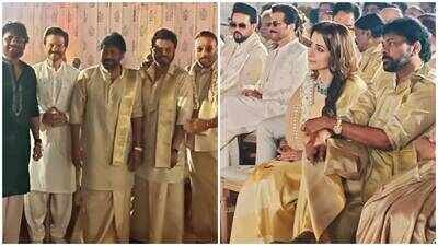 Avantika Sundar Wedding News: Khushbu Sundar's daughter Avantika ties the knot with Shravan Sreenivasan in Goa; Chiranjeevi, Nagarjuna, Trisha, Anil, Jackie among guests | Telugu Movie News