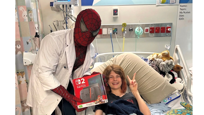 Meet Australia's real-life Spider-Man: Medical student visits sick children and gifts Nintendo Switches while dressed as the superhero | World News