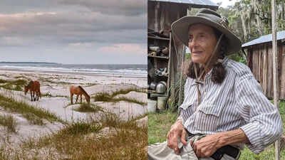 Meet Carol Ruckdeschel: The 84-year-old woman who chose to live alone on a wild island filled with snakes, horses and devoted life to nature | World News