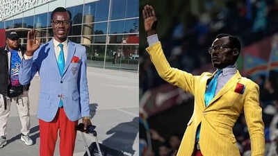 FIFA World Cup: Meet Michel Mboladinga, the DR Congo fan who stands like a statue for 90 minutes | Football News