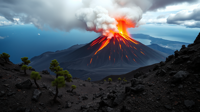 Mount Etna erupted twice but each eruption came from a completely different underground route |