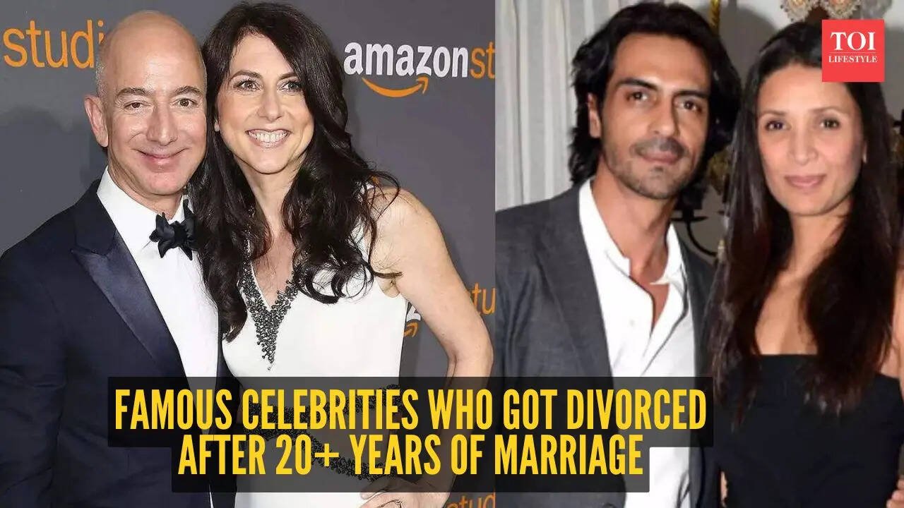 7 famous celebrities who got divorced after 20+ years of marriage