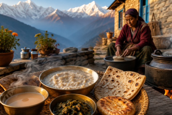 What Himalayan villagers eat for breakfast