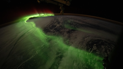 NASA astronaut captures stunning southern lights ‘dancing like snakes’ across Earth from space