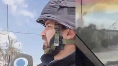 Hadi Hoteit: Watch: Lebanese journalist attacked by Israeli drones while reporting