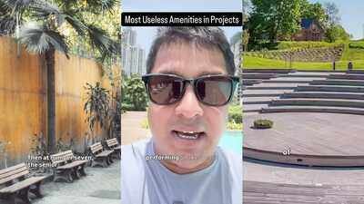 Fake Housing Amenities: Amphitheatres, Jacuzzis and Outdoor Chess: Viral video sparks debate on 'fake' housing amenities