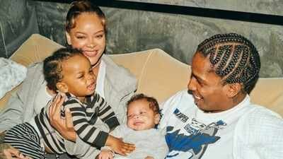 ASAP Rocky gives shout-out to son Riot, 2, at Los Angeles concert as Rihanna holds him: 'Daddy loves you' |