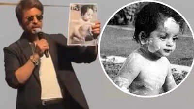 Shah Rukh Khan visits Mangalore for an event; reveals heartwarming story behind his famous childhood pic - WATCH﻿ |