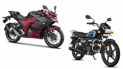 Suzuki Gixxer SF 250 FFV vs Hero Splendor+ Flex Fuel: Ethanol bikes compared!