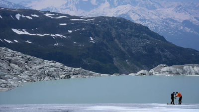 Switzerland Glaciers: Swiss glaciers shrink as climate crisis fuels extreme heat across Europe
