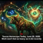 Taurus Horoscope Today, June 20, 2026: Work won't feel as heavy as it did recently