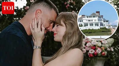 Taylor Swift and Travis Kelce begin pre-wedding celebrations; Rhode Island mansion lights up, while NFL star parties with friends- PICS |