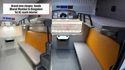 Mumbai–Bengaluru Vande Bharat Sleeper’s new first AC Coach unveiled; looks like a boutique hotel on rails