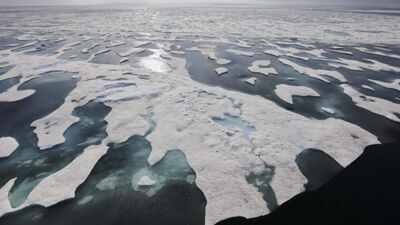 Scientists tried to thicken Arctic ice by pumping seawater onto it. The ice did become thicker and brighter, but there is a big catch