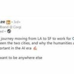 She moved from Los Angeles to San Francisco for an AI job. The biggest difference wasn't the technology