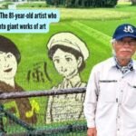 Meet Tokio Nakano: The 81-year-old artist who turns rice paddies into giant works of art