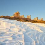 How Turkey's Pamukkale formed dazzling white terraces over thousands of years