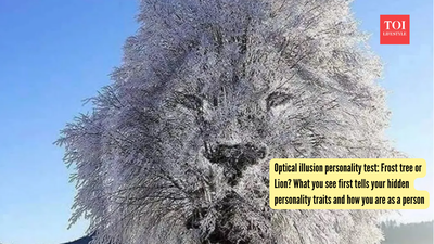 Optical illusion personality test: Frost tree or Lion? What you see first tells your hidden personality traits and how you are as a person |