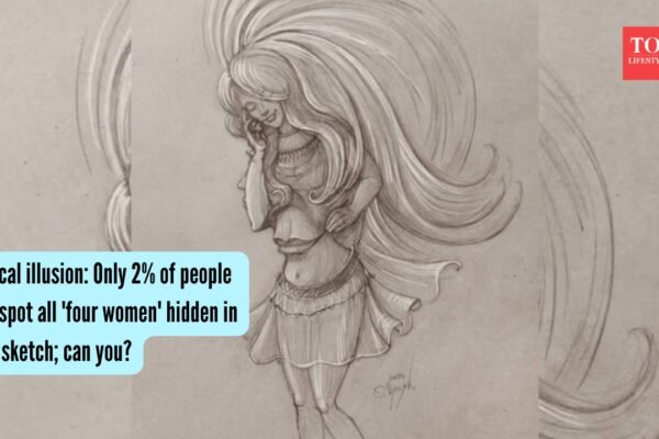 Only 2% of people can spot all 'four women' hidden in this sketch; can you?
