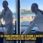 Woman quits six-figure corporate job to become a waitress at 33, says stress-related IBS disappeared |