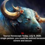 Taurus Horoscope Today, July 6, 2026: If you're a single person, you could be noticed because you seem serene and secure