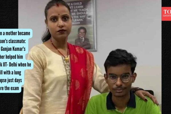 IIT Advanced: How Gunjan Kumar's mother helped him crack IIT- Delhi when he was bed ridden with a lung disease just days before the exam