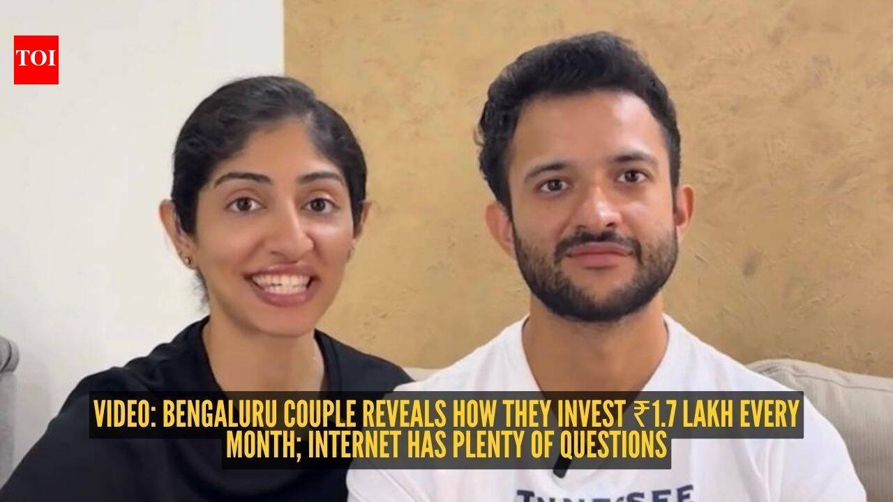 Video: Bengaluru couple reveals how they invest ₹1.7 lakh every month; internet has plenty of questions