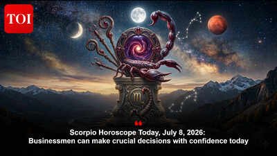 Scorpio Horoscope Today, July 8, 2026: Businessmen can make crucial decisions with confidence today