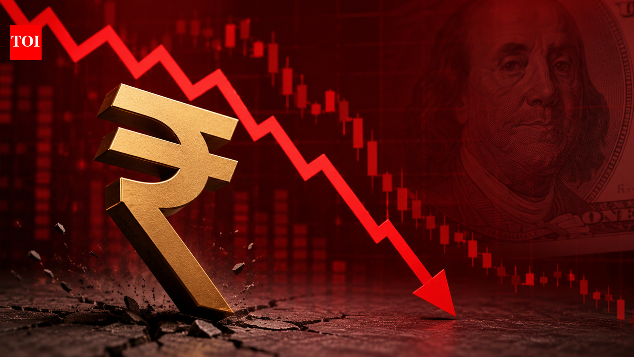 Rupee erases previous gains, tumbles 20 paise against US dollar