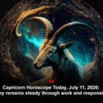 Capricorn Horoscope Today, July 11, 2026: Money remains steady through work and responsibility