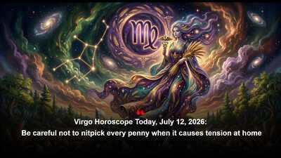 Virgo Horoscope Today, July 12, 2026: Be careful not to nitpick every penny when it causes tension at home
