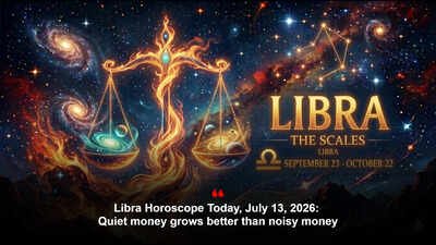 Libra Horoscope Today, July 13, 2026: Quiet money grows better than noisy money