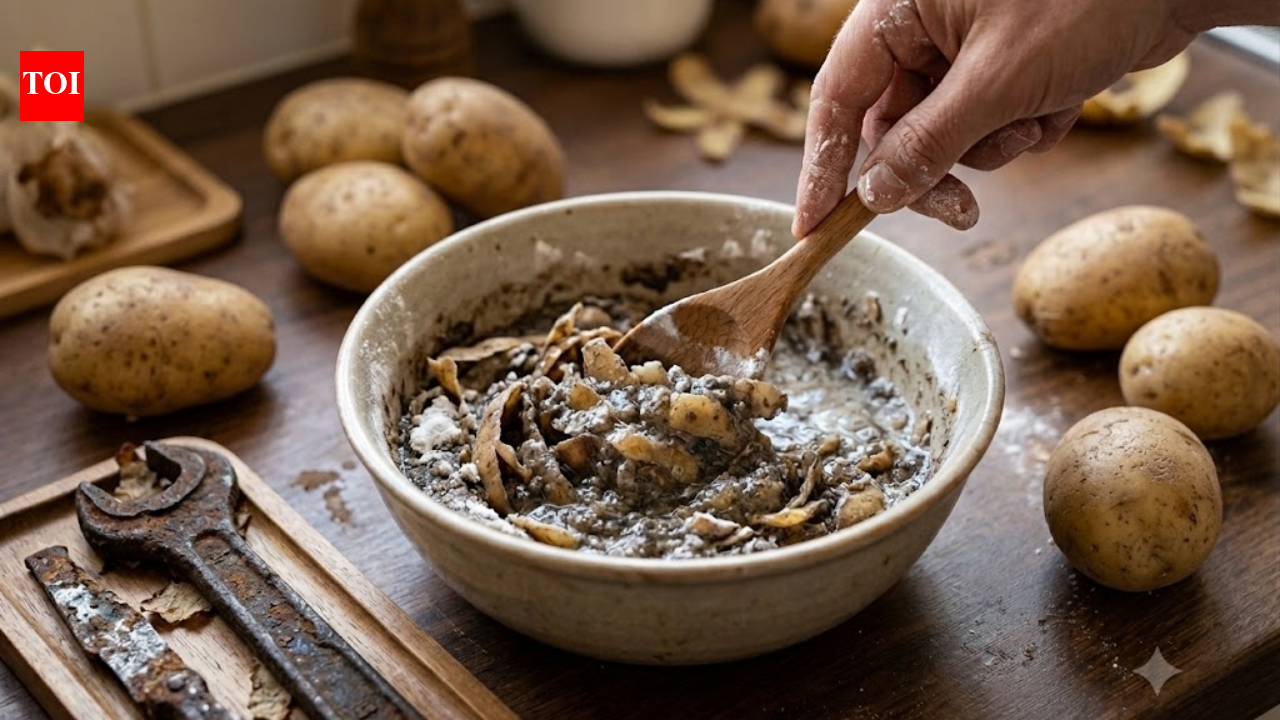 People are mixing potato peels with baking soda to remove rust. Does it actually work? |