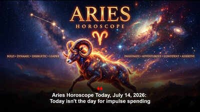 Aries Horoscope Today, July 14, 2026: Today isn't the day for impulse spending