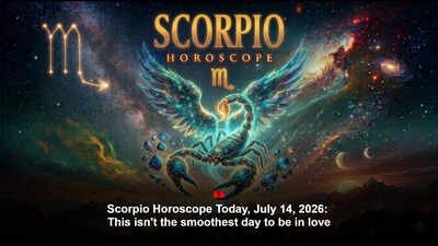 Scorpio Horoscope Today, July 14, 2026: This isn't the smoothest day to be in love