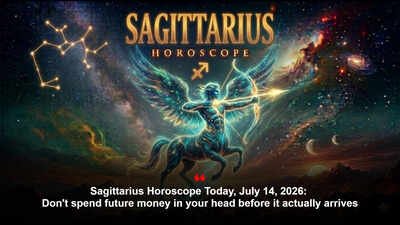 Sagittarius Horoscope Today, July 14, 2026: Don't spend future money in your head before it actually arrives
