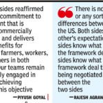 India-Us Trade Deal: 'Framework deal ready for India-US trade pact'