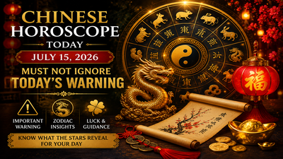 Chinese Horoscope Today, July 15, 2026: These Zodiac Signs Must Not Ignore Today’s Warning