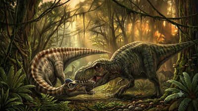 T. rex tooth found in another dinosaur skull hints about the hunting methods |