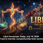 Libra Horoscope Today, July 15, 2026: If you're married, companionship feels warmer