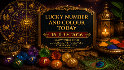 Lucky Number and Colour Today, 16 July 2026: Know What Your Zodiac Sign Should Use for Good Luck