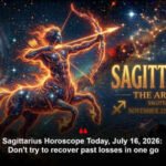 Sagittarius Horoscope Today, July 16, 2026: Don't try to recover past losses in one go
