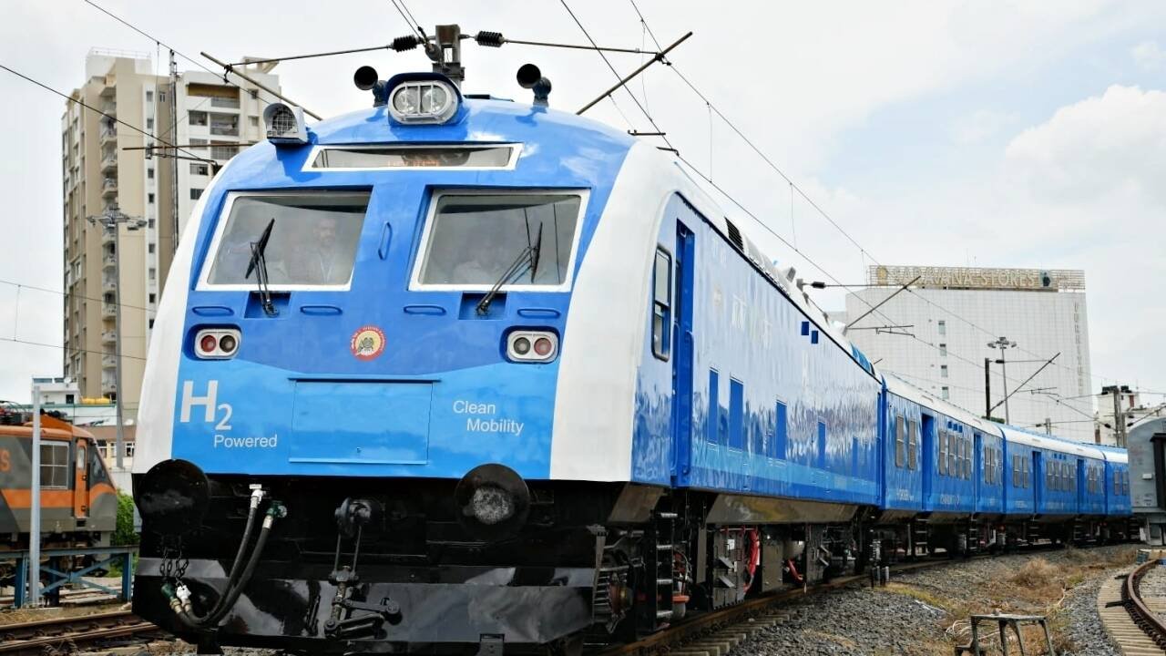 India's first hydrogen-powered train flagged off by PM Modi; check route, timings, how it works
