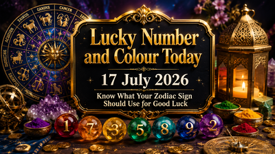 Lucky Number and Colour Today, 17 July 2026: Know What Your Zodiac Sign Should Use for Good Luck