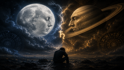 Saturn-Moon Clash Tonight: The 2-Minute Bedtime Ritual to Regain Sharp Focus and Clarity