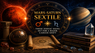 Mars-Saturn Sextile: These Zodiac Signs Set for a Major Career Shift