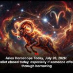 Aries Horoscope Today, July 20, 2026: Keep your wallet closed today, especially if someone offers a quick fix through borrowing